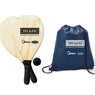 Kit  frescobol em Pinus