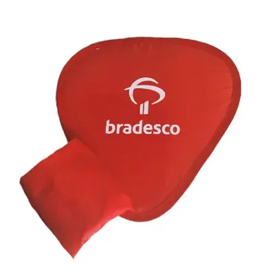 Leque dobrável  Impressão  em Silk