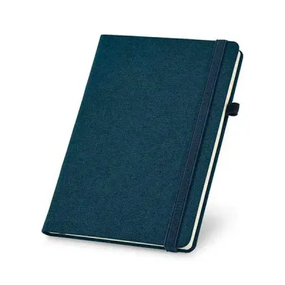 Caderno capa dura  azul
