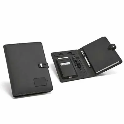 Pasta A5 com LED interior e botão on/off