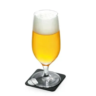 Porta copos com esponja antiderrapante na base 