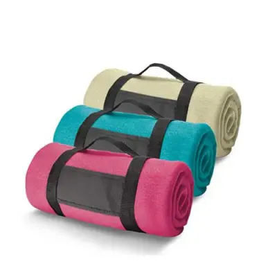 Manta tecido polar com alça removível