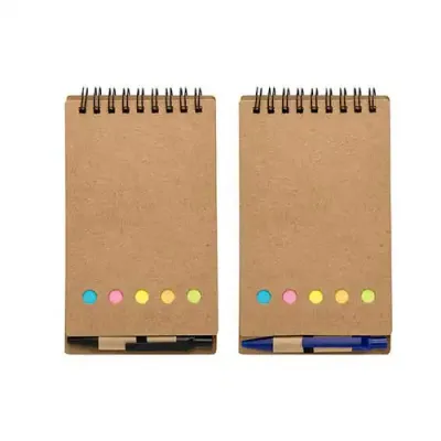 Bloco de Anotações com Sticky notes e Caneta 12244