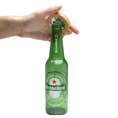 Abridor de Garrafas em Bambu 