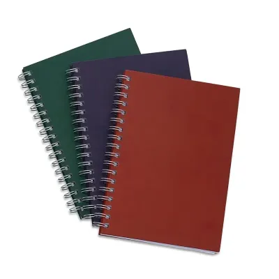 Caderno capa Kraft: 3 cores