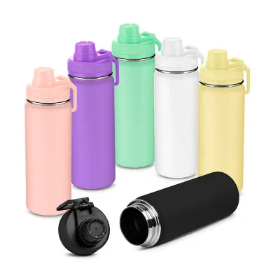 Garrafa térmica em aço inox : várias cores