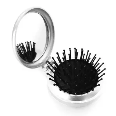 Escova de cabelo com espelho