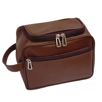 Necessaire Luxo Marrom Personalizada 