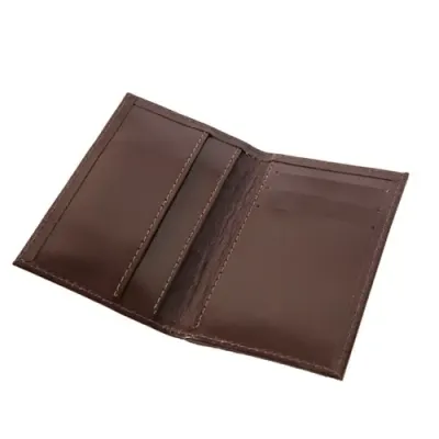 Porta cartão de visita marrom