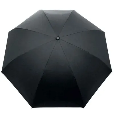 Guarda-chuva invertido com forro interno - preto