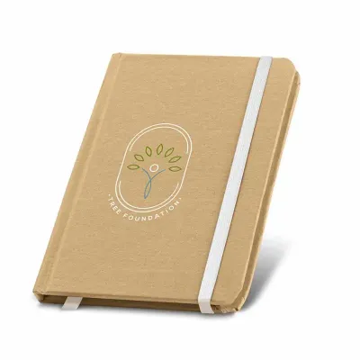 Caderno ecológico com capa dura 
