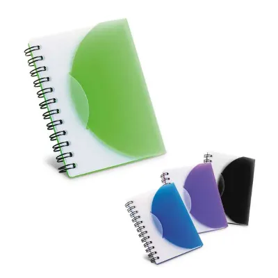 Caderno PP semi-rígido com 80 folhas