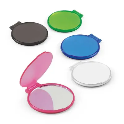Espelho de maquiagem em diversas cores