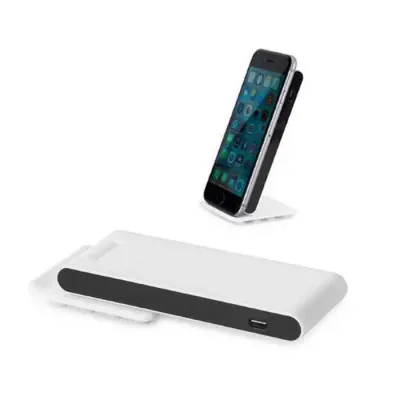 Bateria portátil ABS. Power Bank com ventosas na base