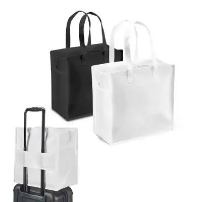 Sacola em non-woven laminado com encaixe para trolley
