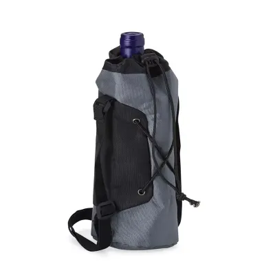 Capa para garrafa em nylon pequena com alça