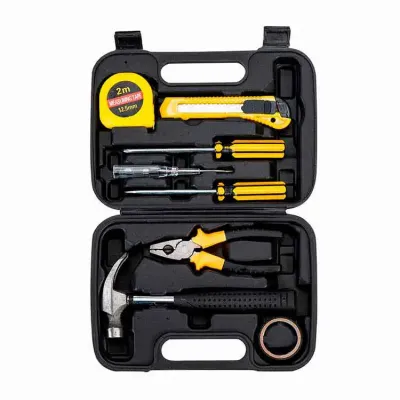 Kit ferramenta 8 peças em estojo plástico