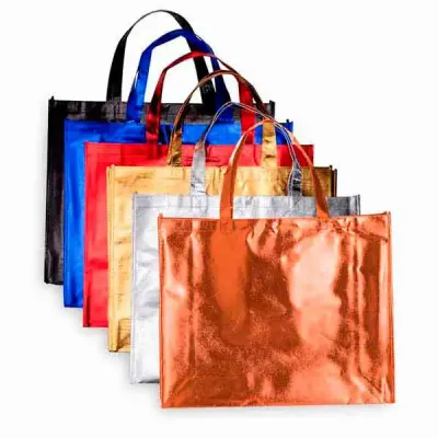 Sacola TNT metalizada em várias cores