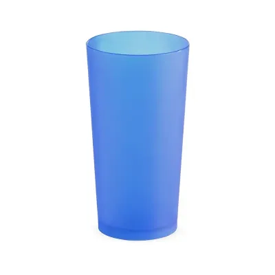 Copo plástico azul 420ml 