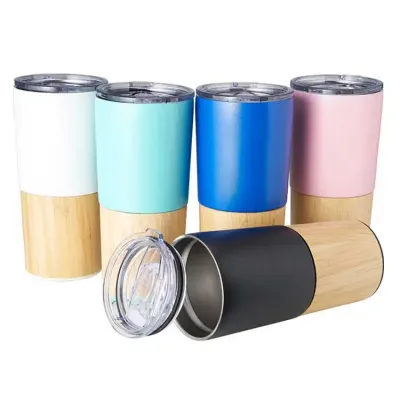 Copo Térmico Bambu 600ml - cores