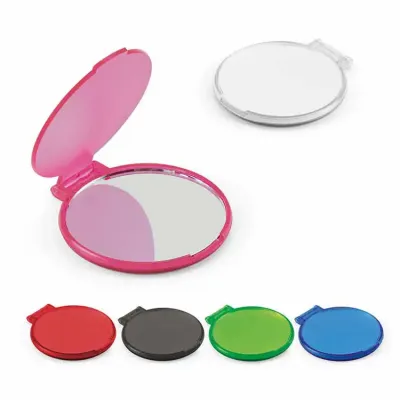 Espelho de maquiagem promocional com opção de cores