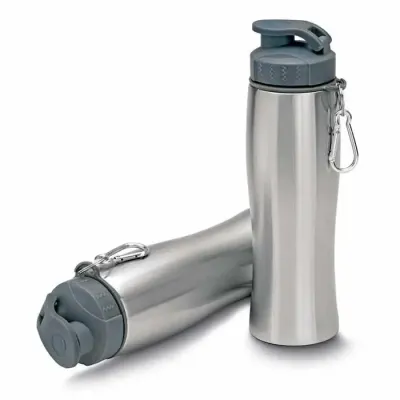 Garrafa inox 750ml com mosquetão