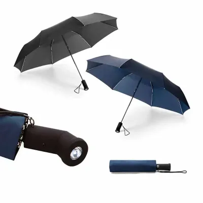 Guarda-chuva dobrável em 3 seções 