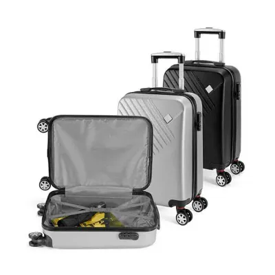 Mala de viagem executivo na cor preto e cinza