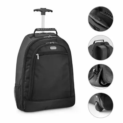 Mochila trolley para notebook com compartimento principal almofadado para notebook