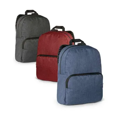 Mochila para notebook nas cores preto, vermelho e azul