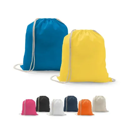 Sacola tipo mochila  várias cores
