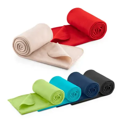 Manta polar colorida 