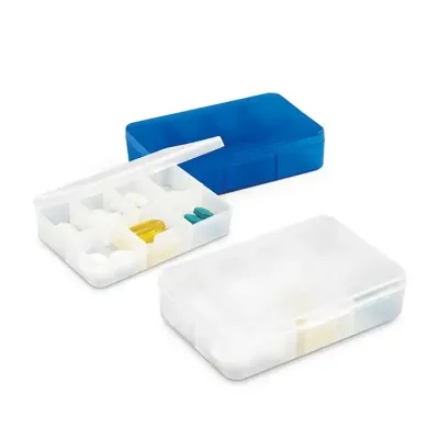 Porta comprimidos Tamanho total (CxD): 85 x 55 x 20 mm