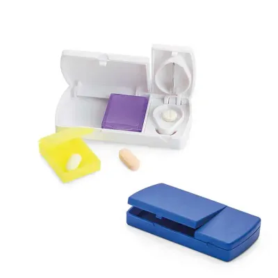 Porta comprimidos com interiores extraíveis 