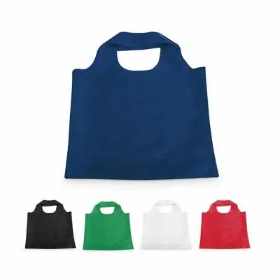 Sacola dobrável em poliéster com opção de cores