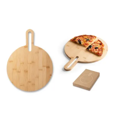 Tábua de servir em bambu com pega, de grande dimensão