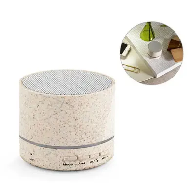 Caixa de som portátil em fibra