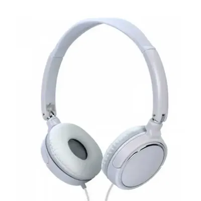 Fone de ouvido na cor branca