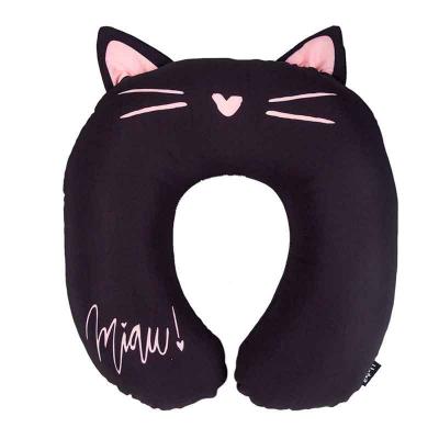 Almofada de pescoço estilo gatinha Feita de poliéster e elastano- frente