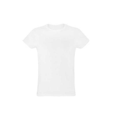 Camiseta promocional unissex em malha jersey 100% algodão
