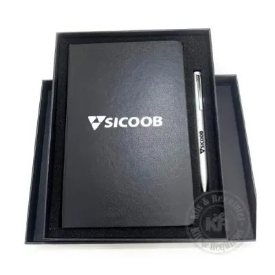 Kit caderneta e caneta