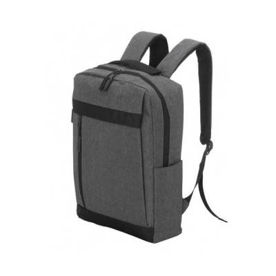Mochila de Nylon USB 21L na cor cinza
