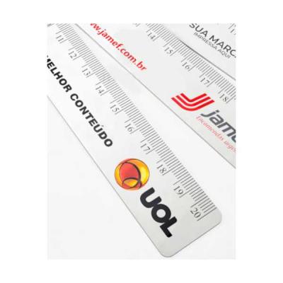 Regua de PVC Personalizada para Brindes