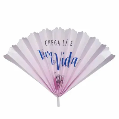 Leque dobrável personalizado