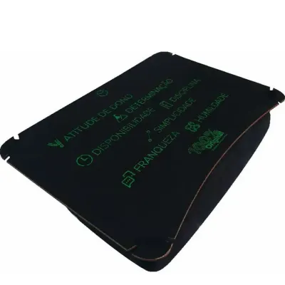 Almofada porta-notebook com bandeja lateral