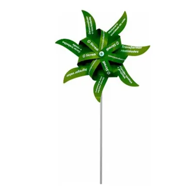 Catavento verde personalizado