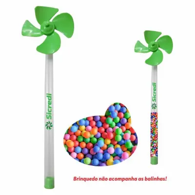 Cata- Vento Personalizado com tubo para Balas