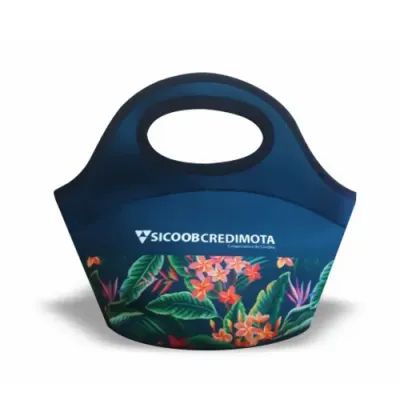 Lancheiras de Neoprene Azul Personalizadas