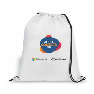 Mochila Saco branca personalizada