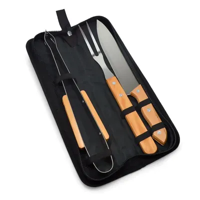 Kit churrasco com 3 peças